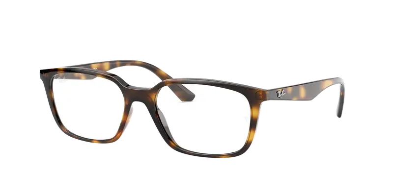 Ray - Ban Unisex RX7176 2012 Montature da vista Plastica Havana Squadrata