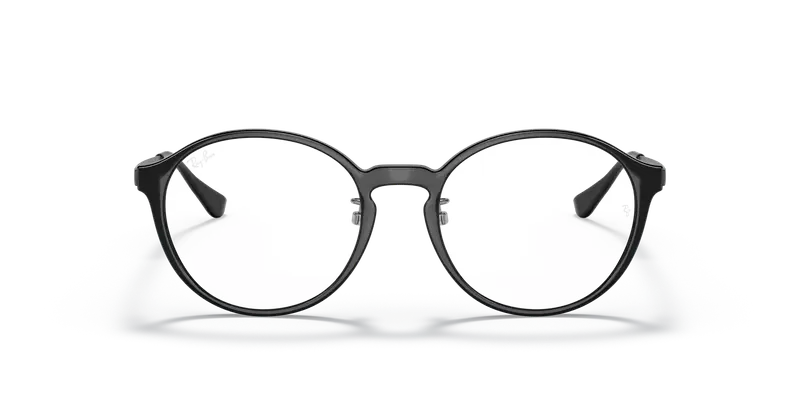 Ray - Ban Unisex RX7178D 5725 Montature da vista Iniettato Nero Trasparente Pantos Normale miniatura 2