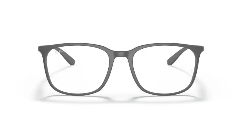 Unisex RX7199 5521 Montature da vista Peek Grigio Trasparente Squadrata Normale miniatura 3