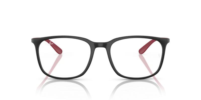 Ray - Ban Unisex RX7199 5915 Montature da vista Peek Grigio Trasparente Squadrata Normale miniatura 2