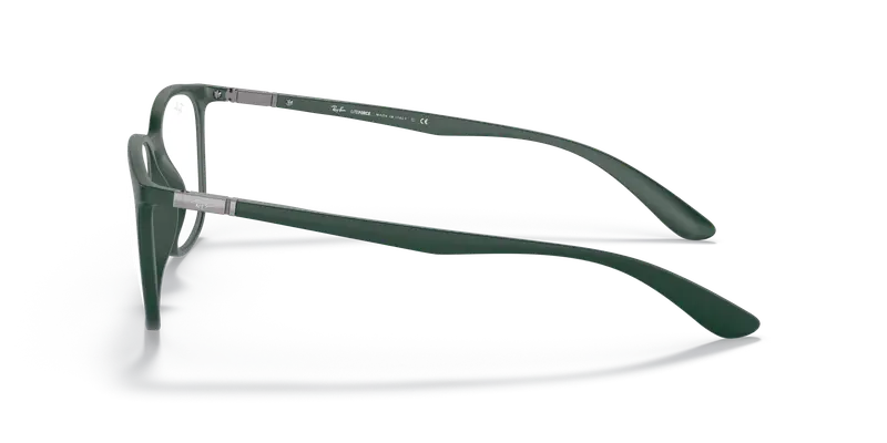 Ray - Ban Unisex RX7199 8062 Montature da vista Peek Verde Trasparente Squadrata Normale miniatura 3