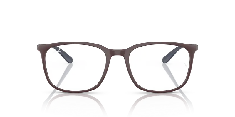 Ray - Ban Unisex RX7199 8444 Montature da vista Peek Viola Trasparente Squadrata Normale miniatura 2