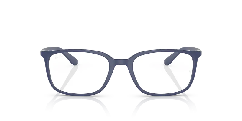 Ray - Ban Unisex RX7208 5207 Montature da vista Peek Blu Trasparente Pillow Normale miniatura 2