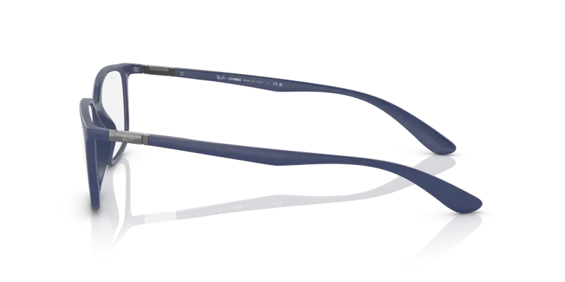 Ray - Ban Unisex RX7208 5207 Montature da vista Peek Blu Trasparente Pillow Normale miniatura 3