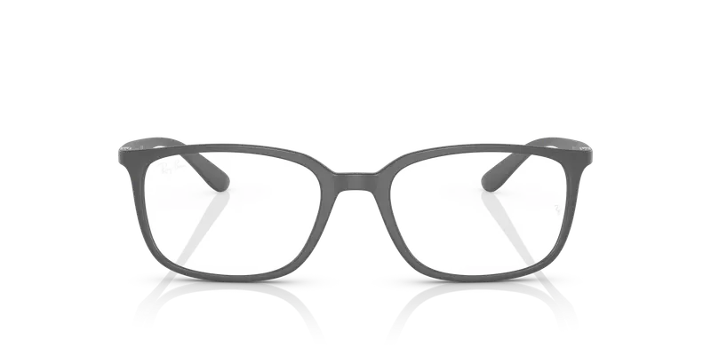 Ray - Ban Unisex RX7208 5521 Montature da vista Peek Grigio Trasparente Pillow Normale miniatura 2