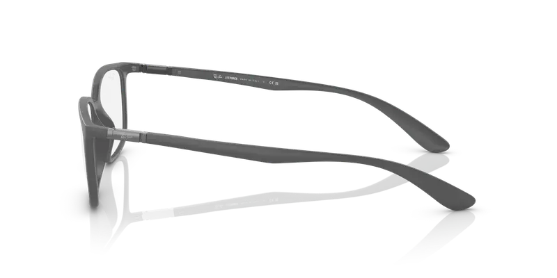 Ray - Ban Unisex RX7208 5521 Montature da vista Peek Grigio Trasparente Pillow Normale miniatura 3