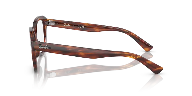 Ray - Ban Unisex RX7215 ERIK 2144 Montature da vista Acetato Marrone Trasparente Squadrata Normale miniatura 3