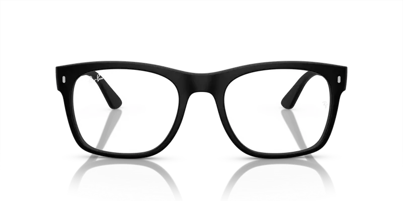 Ray - Ban Unisex RX7228 2477 Montature da vista Acetato Nero Trasparente Squadrata Normale miniatura 2