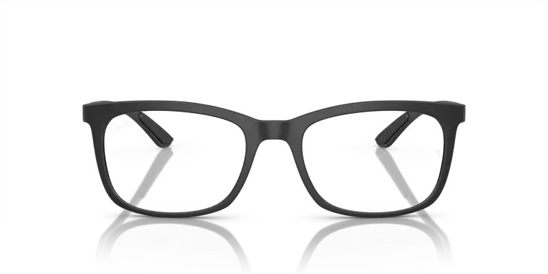 Ray - Ban Unisex RX7230 5204 Montature da vista Peek Nero Trasparente Pillow Normale miniatura 2