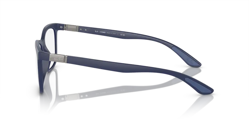 Ray - Ban Unisex RX7230 5207 Montature da vista Peek Blu Trasparente Pillow Normale miniatura 3