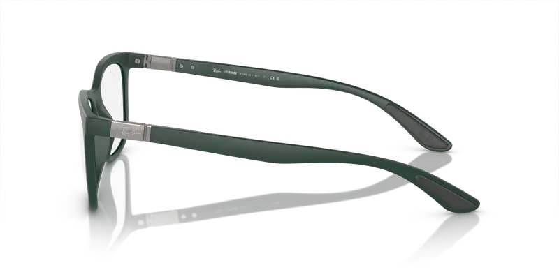 Ray - Ban Unisex RX7230 8062 Montature da vista Peek Verde Trasparente Pillow Normale miniatura 3