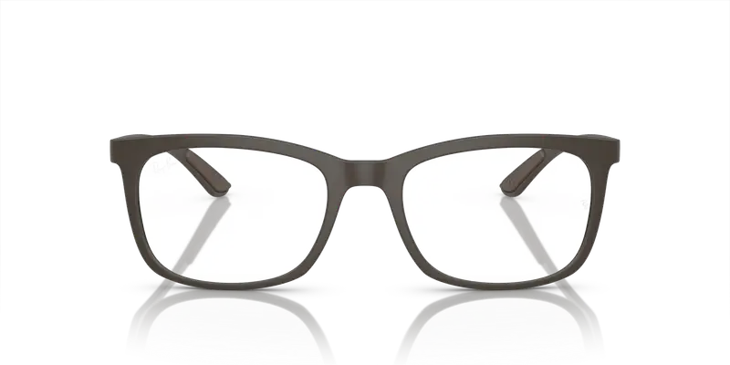 Ray - Ban Unisex RX7230 8063 Montature da vista Peek Marrone Trasparente Pillow Normale miniatura 2