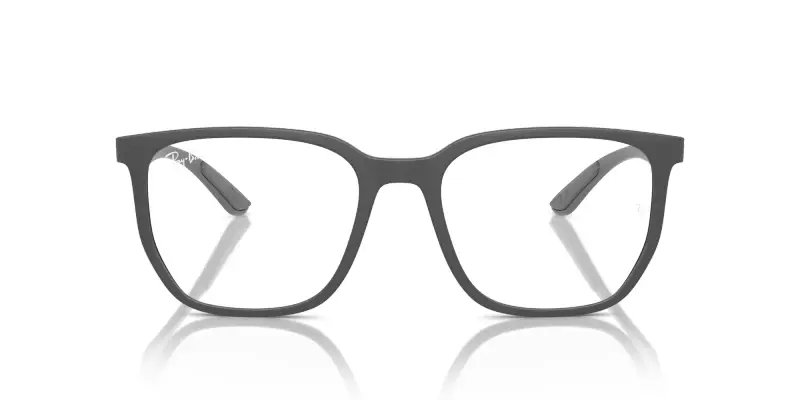 Unisex RX7235 5521 Montature da vista Peek Grigio Trasparente Geometrica Normale miniatura 3