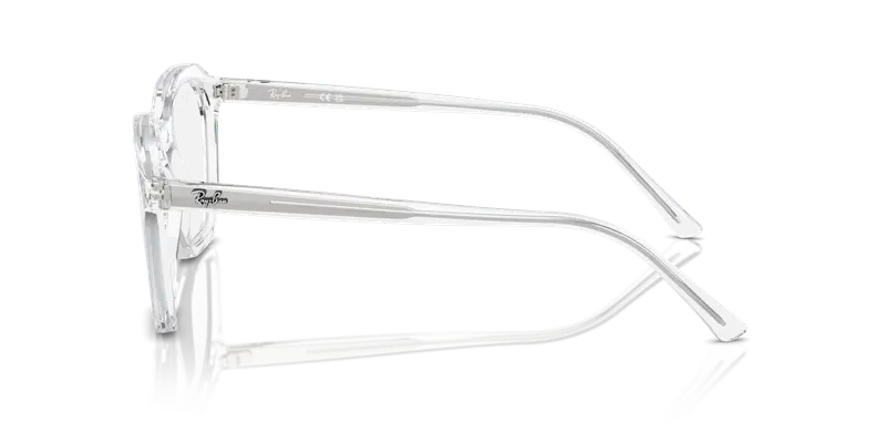 Ray - Ban Unisex RX7238 ALICE 2001 Montature da vista Acetato Trasparente Trasparente Geometrica Normale miniatura 3