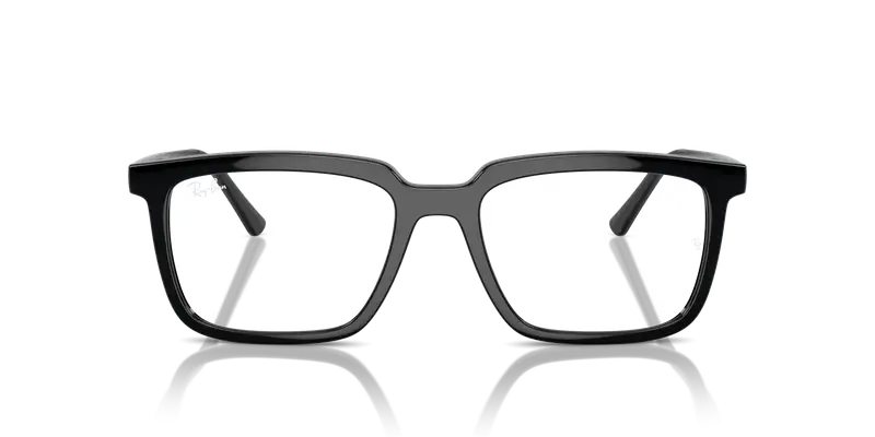 Ray - Ban Unisex RX7239 ALAIN 2000 Montature da vista Acetato Nero Trasparente Squadrata Normale miniatura 2