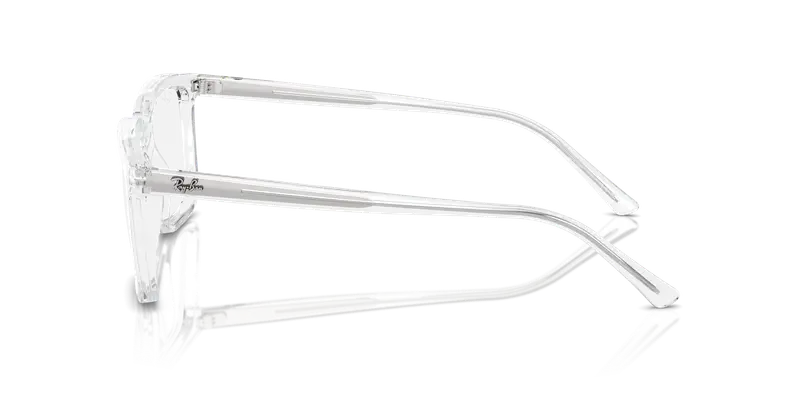 Ray - Ban Unisex RX7239 ALAIN 2001 Montature da vista Acetato Trasparente Trasparente Squadrata Normale miniatura 3