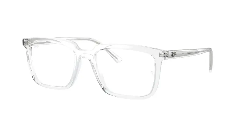 Unisex RX7239 ALAIN 2001 Montature da vista Acetato Trasparente Trasparente Squadrata Normale