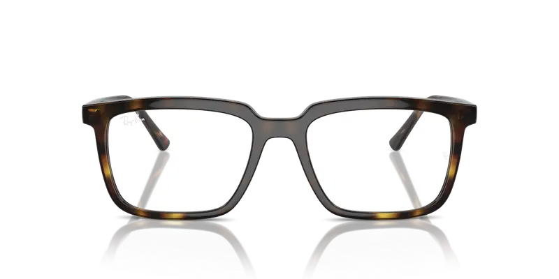 Ray - Ban Unisex RX7239 ALAIN 2012 Montature da vista Acetato Tartaruga Trasparente Squadrata Normale miniatura 2