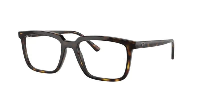Unisex RX7239 ALAIN 2012 Montature da vista Acetato Tartaruga Trasparente Squadrata Normale