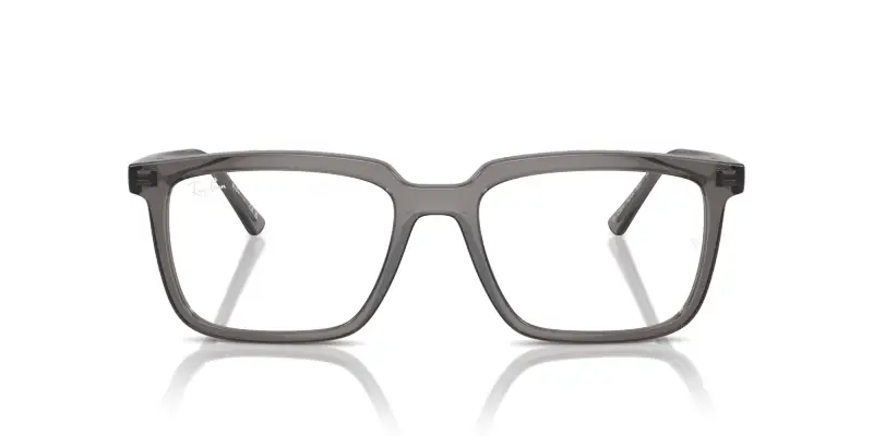Unisex RX7239 ALAIN 8257 Montature da vista Acetato Grigio Trasparente Squadrata Normale miniatura 3