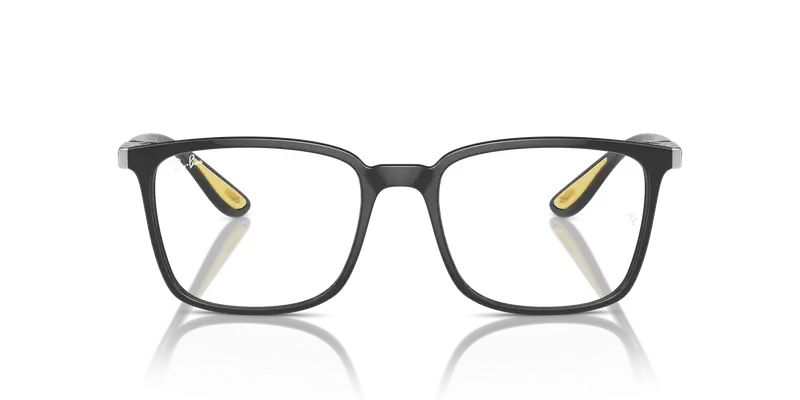 Ray - Ban Unisex RX7240M F624 Montature da vista Nylon Grigio Trasparente Squadrata Normale miniatura 2