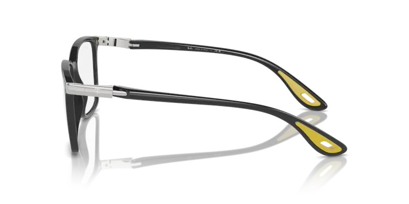 Ray - Ban Unisex RX7240M F624 Montature da vista Nylon Grigio Trasparente Squadrata Normale miniatura 3