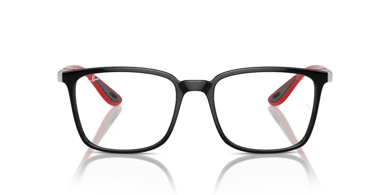 Ray - Ban Unisex RX7240M F644 Montature da vista Nylon Nero Trasparente Squadrata Normale miniatura 2