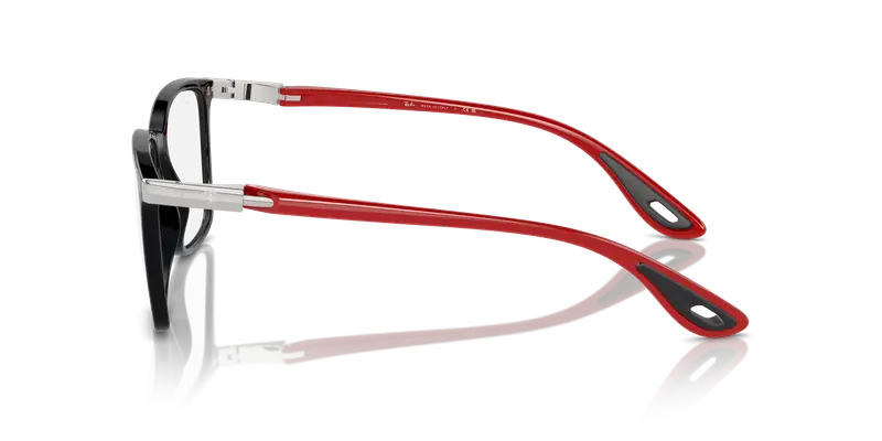 Ray - Ban Unisex RX7240M F644 Montature da vista Nylon Nero Trasparente Squadrata Normale miniatura 3