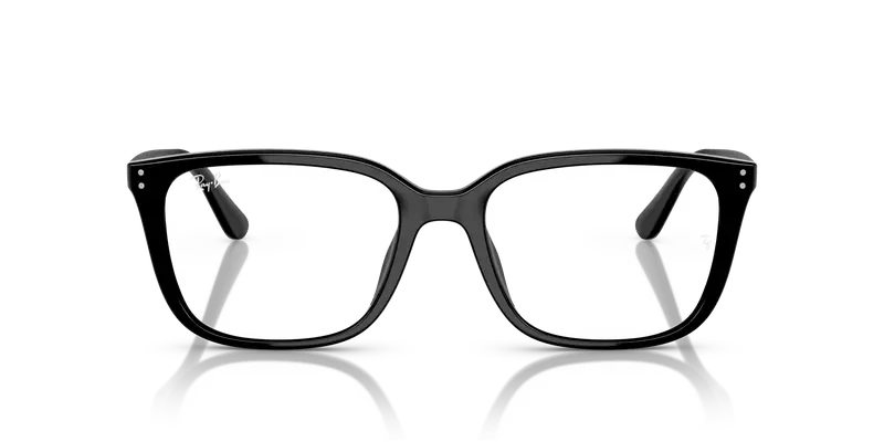 Ray - Ban Unisex RX7248D 2000 Montature da vista Acetato Nero Trasparente Squadrata Normale miniatura 2