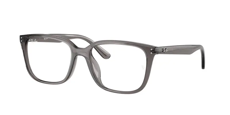 Ray - Ban Unisex RX7248D 8257 Montature da vista Acetato Grigio Trasparente Squadrata Normale