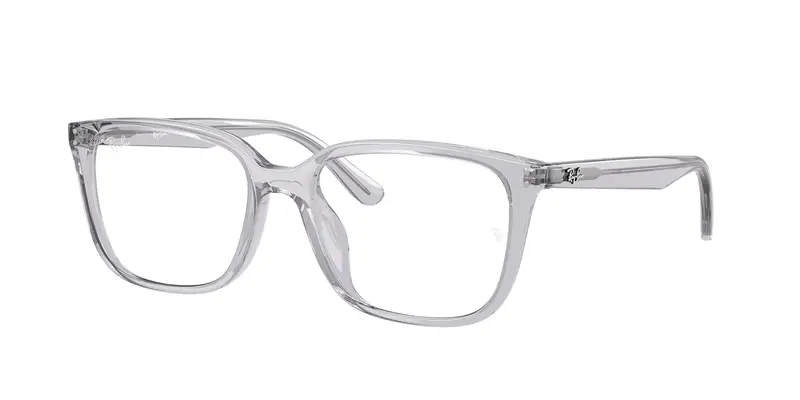Ray - Ban Unisex RX7248D 8411 Montature da vista Acetato Grigio Trasparente Squadrata Normale