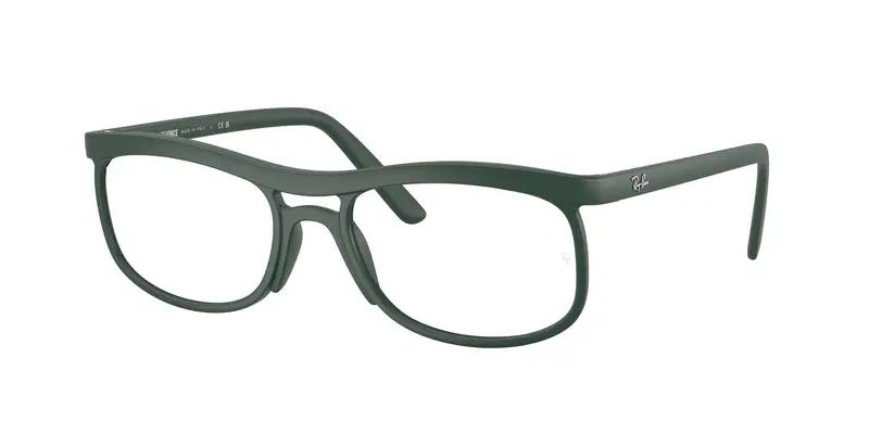 Ray - Ban Unisex RX7254  8062 Montature da vista Peek Verde Trasparente Pillow Normale