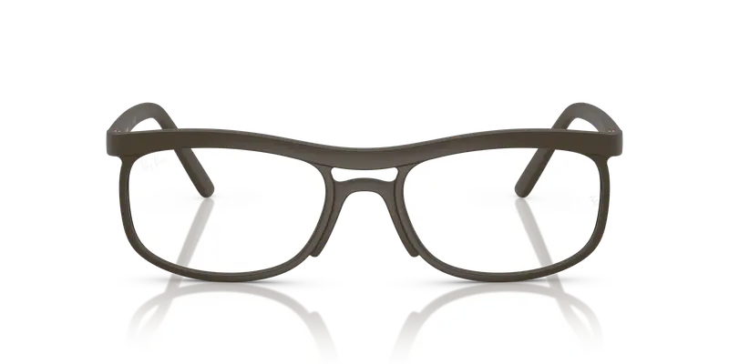 Ray - Ban Unisex RX7254 8063 Montature da vista Peek Marrone Trasparente Pillow Normale miniatura 2