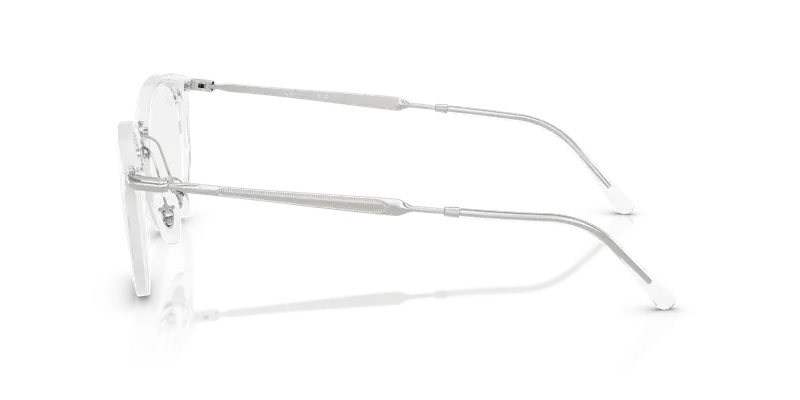 Ray - Ban Unisex RX7255 2001 Montature da vista Nylon Trasparente Trasparente Rotonda Normale miniatura 3