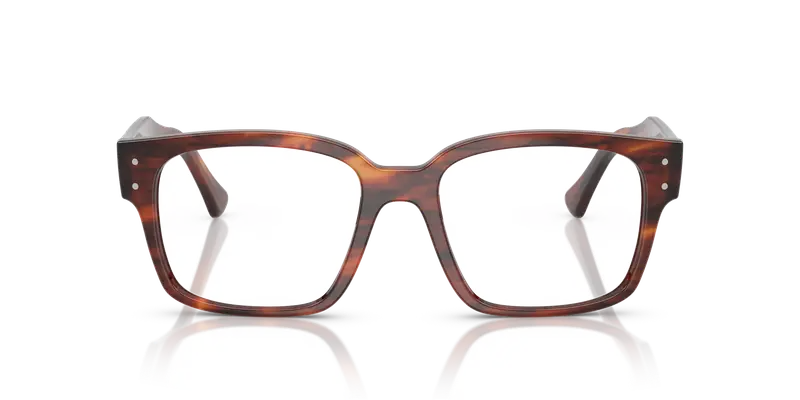 Ray - Ban Unisex RX7256 LAURENE 8315 Montature da vista Acetato Marrone Trasparente Squadrata Normale miniatura 2