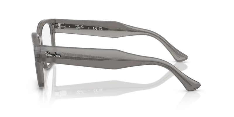 Ray - Ban Unisex RX7256 LAURENE 8431 Montature da vista Acetato Grigio Trasparente Squadrata Normale miniatura 3