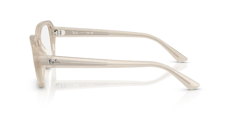 Ray - Ban Unisex RX7258 SHEA 8433 Montature da vista Iniettato Bianco Trasparente Squadrata Normale miniatura 3