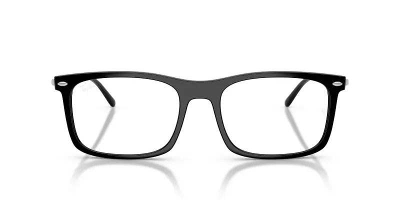 Unisex RX7260 2000 Montature da vista Nylon Nero Trasparente Squadrata Normale miniatura 3