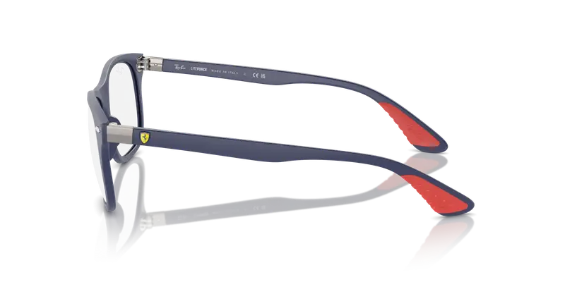 Ray - Ban Unisex RX7307M F604 Montature da vista Peek Blu Trasparente Squadrata Normale miniatura 3