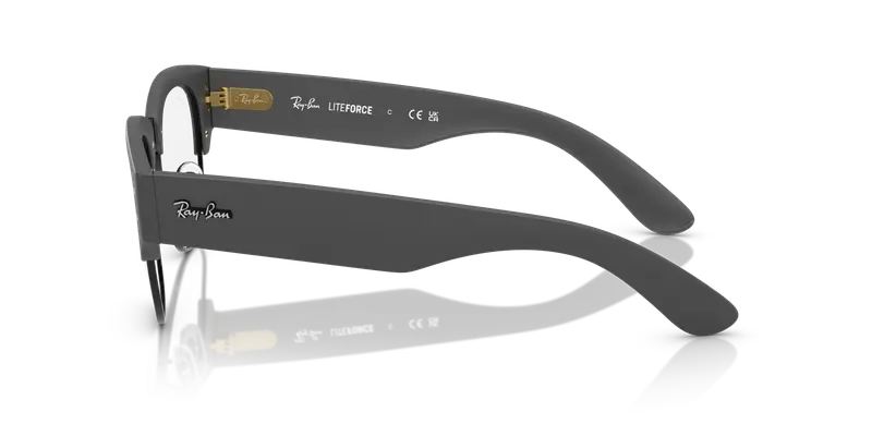 Ray - Ban Unisex RX7316V 5521 Montature da vista Peek Grigio Trasparente Squadrata Normale miniatura 3