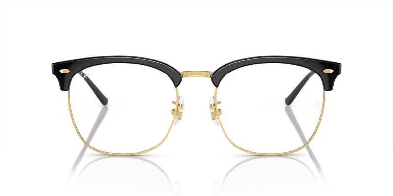 Ray - Ban Unisex RX7318D 8239 Montature da vista Iniettato Nero Trasparente Squadrata Normale miniatura 2