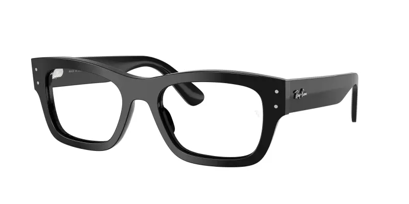 Unisex RX7683V JOSEPH 2000 Montature da vista Acetato Nero Trasparente Squadrata Normale