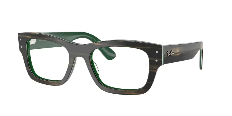 Unisex RX7683V JOSEPH 8392 Montature da vista Acetato Verde Trasparente Squadrata Normale