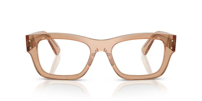 Unisex RX7683V JOSEPH 8553 Montature da vista Acetato Marrone Trasparente Squadrata Normale miniatura 3