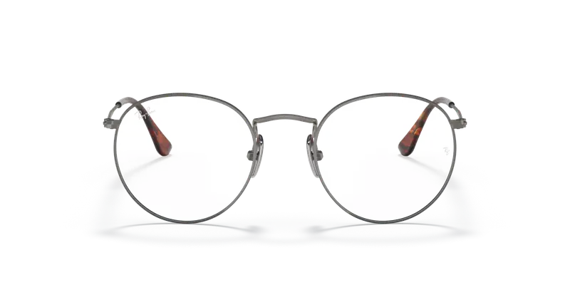 Ray - Ban Unisex RX8247V ROUND 1223 Montature da vista Titanio Grigio Trasparente Squadrata Normale miniatura 2