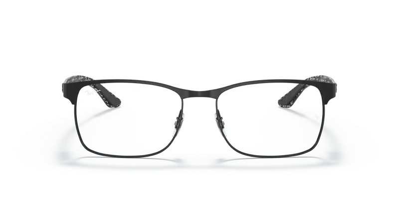 Ray - Ban Unisex RX8416 2503 Montature da vista Metallo Nero Trasparente Squadrata Normale miniatura 2