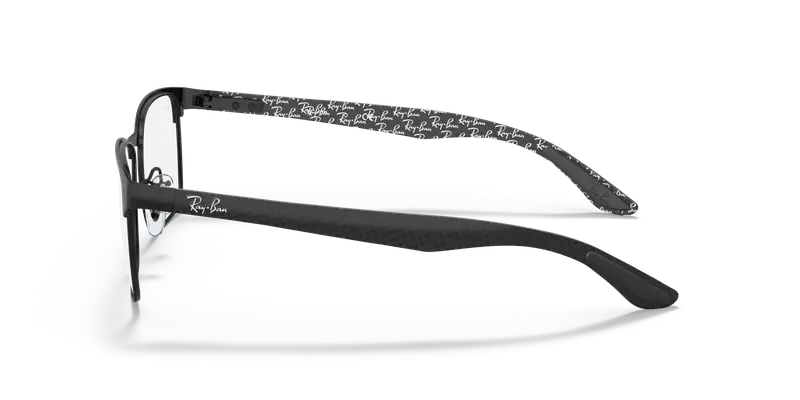 Ray - Ban Unisex RX8416 2503 Montature da vista Metallo Nero Trasparente Squadrata Normale miniatura 3