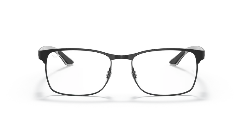 Ray - Ban Unisex RX8416 2916 Montature da vista Metallo Nero Trasparente Squadrata Normale miniatura 2