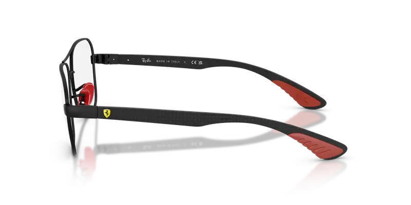 Ray - Ban Unisex RX8436M F002 Montature da vista Metallo Nero Trasparente Squadrata Normale miniatura 3