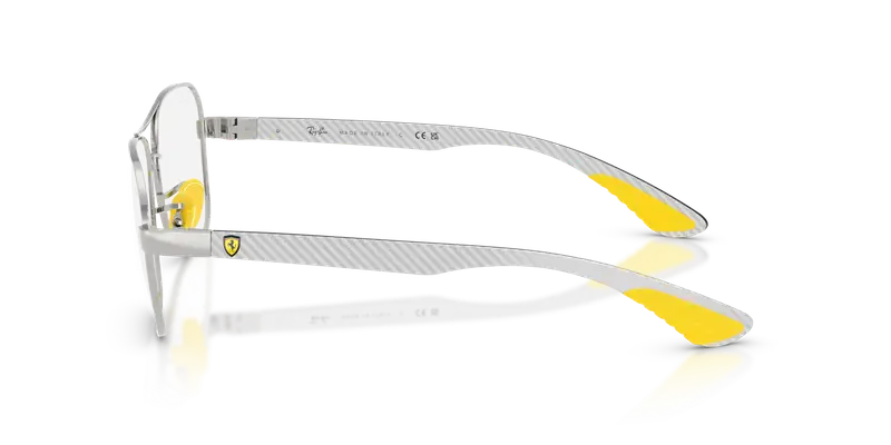 Ray - Ban Unisex RX8436M F083 Montature da vista Metallo Argento Trasparente Squadrata Normale miniatura 3